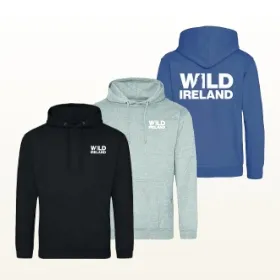 Wild Ireland branded hoodies